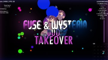 Agar.io - Fuse & Wysteria Duo Takeover #2