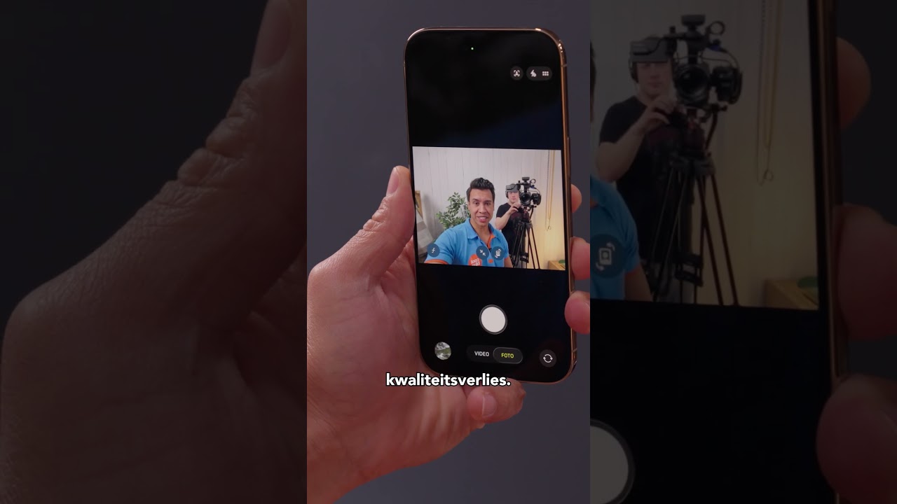 Altijd iedereen automatisch op je selfie! #apple #air #camera #coolblue