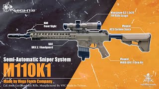 【Airsoft＃115】KAC VFC M110K1 SASS | 美國陸軍 M110K1 緊湊型半自動狙擊槍