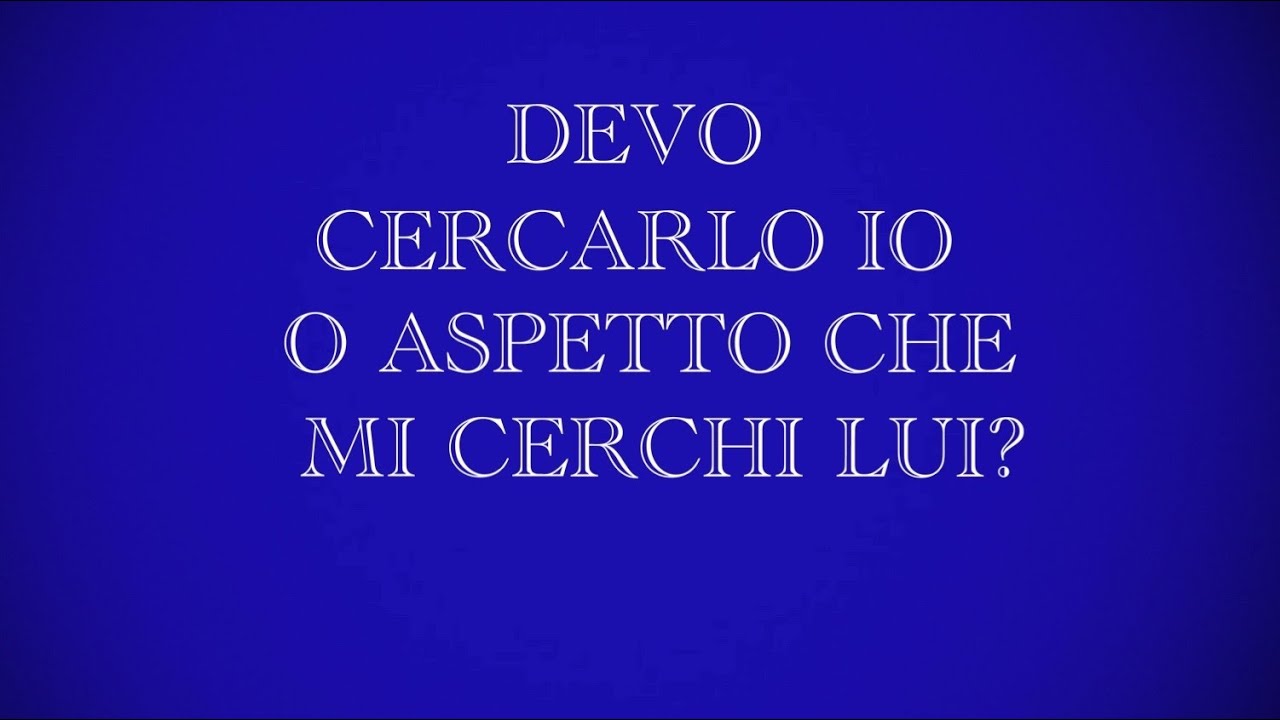 DEVO CERCARLO IO O ASPETTO CHE MI CERCHI LUI?✨|TAROCCHI #ermenmayer #tarocchi #interattivi