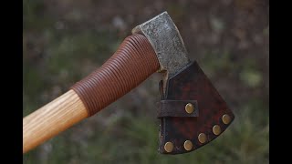 How To Make a Axe Handle Guard ( cheap and fast ) - Paracord Wrap