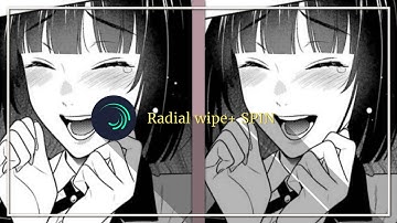 Radial wipe + spin transition on Alight motion || tutorial || SAMJIM♡