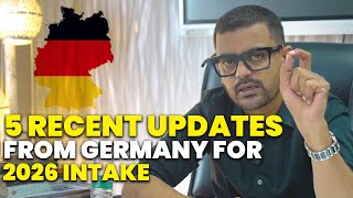 😯Top 5 Recent News From Germany For Students - 2026 / Offer Letter, Visa, Psw, Part Time Jobs ✈️🌏
