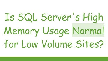 Is SQL Server