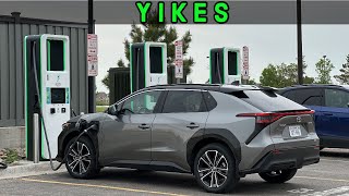 The Toyota bZ4X AWD Sets A New Low Record In Our 10% EV Road Trip Challenge (US Spec / CATL Battery)