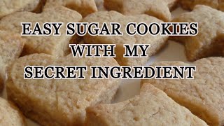 How to Make Sugar Cookies with Golden Syrup / Golden Syrup Sugar Cookies ( Golden syrup Biscuits )