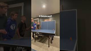 Ping pong bounce challenge