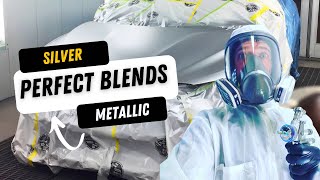 Blending Spray Tips - Silver metallic paint