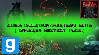 Alien: Isolation/Fireteam Elite NEXTBOTs vs. Background NPCs at gm_lethal_company map || Garry's Mod