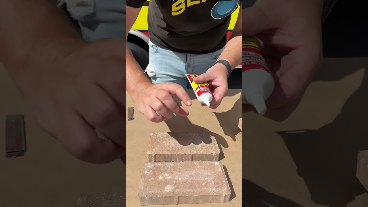 Can you glue two bricks together with Flex Glue??