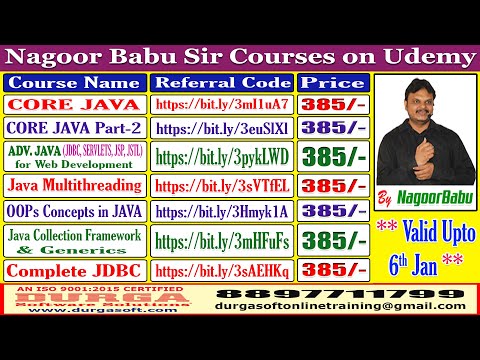 Nagoor Babu Sir Courses on Udemy
