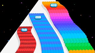 LEVEL UP 'Canvas Run 3D' - Snake'em All (ASMR Gameplay) screenshot 4