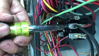 How To Repair Goodman Gas Pack Contactor and Capacitor plus Wiring