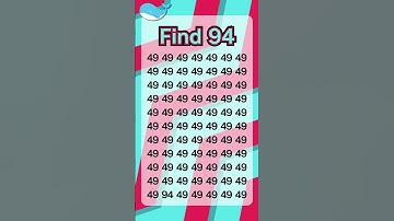 Check observation skill 172: only 7% people can find the number in 5 sec #shorts #spotthedifference