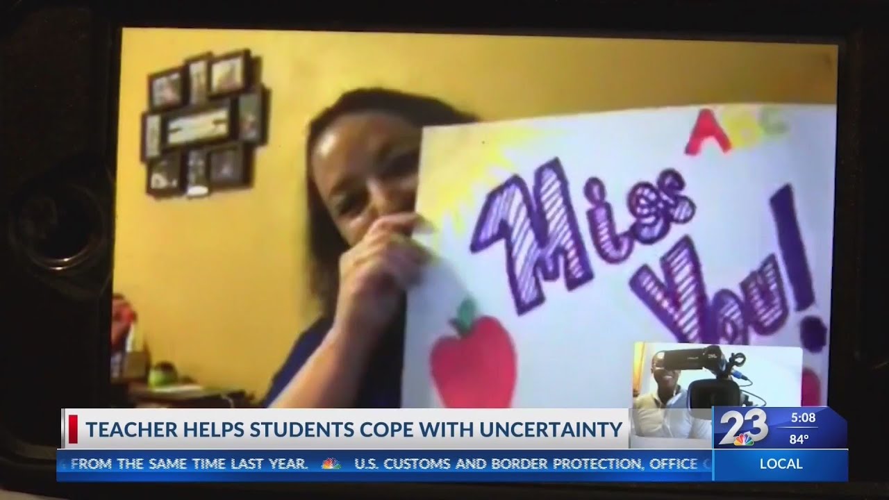 Teacher helps students cope with uncertainty