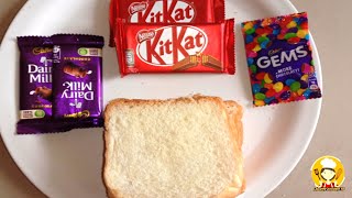 chocolate Birthday Bread cake in 15 minutes/ kitkat cake/Dairy milk cake Quick and easy ? Bread cake