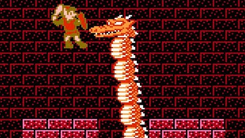 Zelda II: The Adventure of Link (NES) [Retro Achievements] Bested Barba (No Damage)