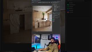 3dsmax tricks 39 ( frame buffer vray) #photoshop #3dsmax #vray #vray7 #architect #تریدیمکس