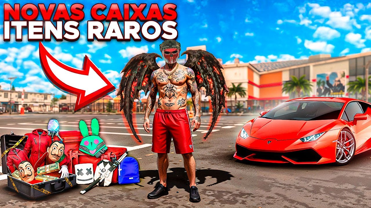 NOVO PACOTE DE SKINS RARAS! GANHEI ITENS LENDÁRIOS NO RIO RISE