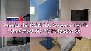 Reseña del BONTEC Soporte TV Pie Universal 30-70 Pulgadas de Plasma LED OLED LCD, Ajustable en Altur