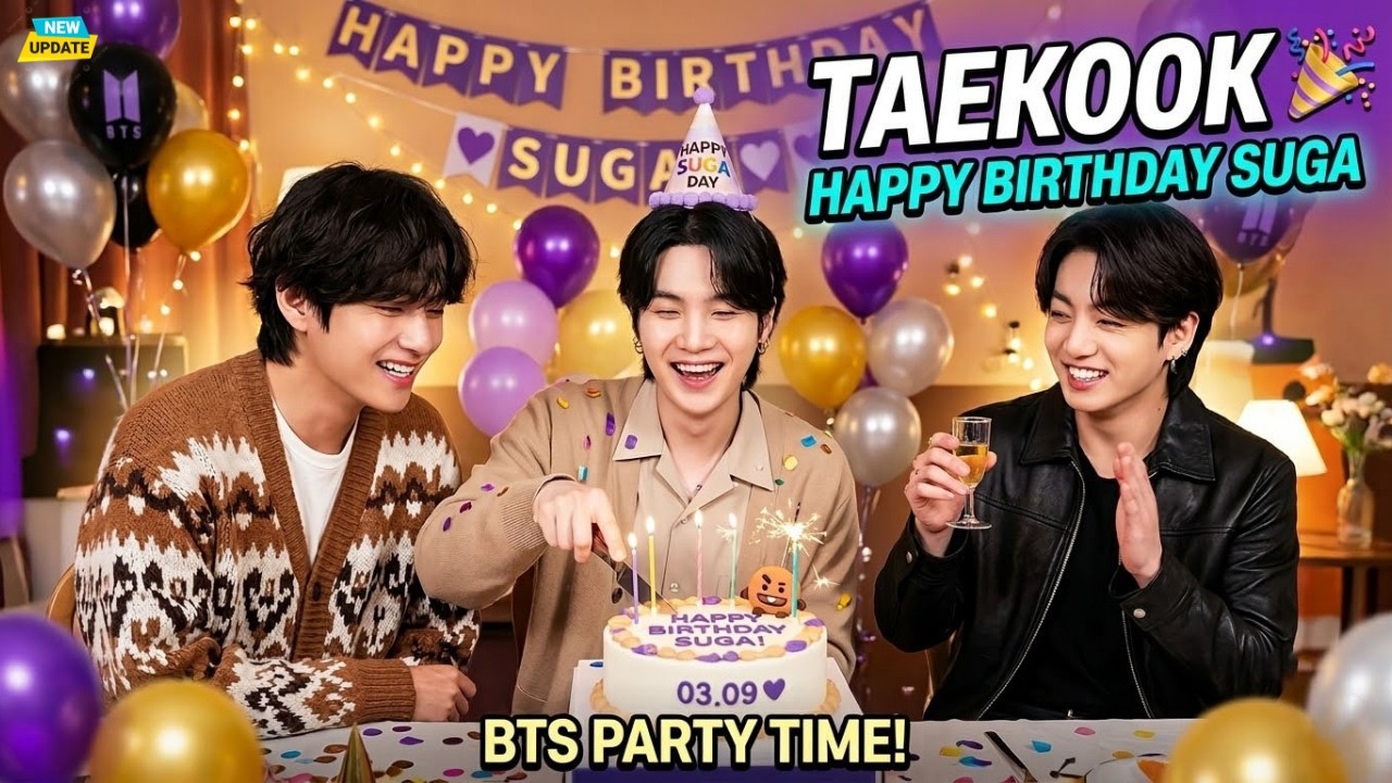 Suga’s Birthday Turns Emotional After Taehyung and Jungkook Do This