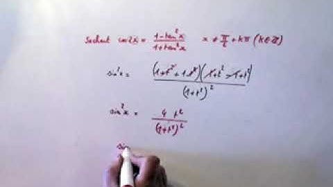 Exercice maths sur TRIGONOMETRIE et changement de variable. (TS)