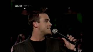 Robbie Williams - Elton John Intro - Supreme (Live Parkinson 2001)