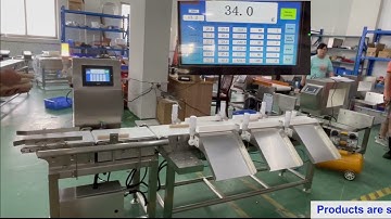 Checkweigher with  sorting and counter function