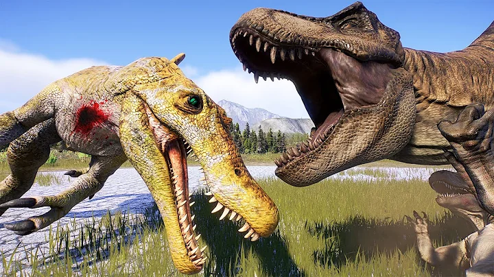 ALL LAND DINOSAURS BATTLE ROYALE - Jurassic World Evolution 2