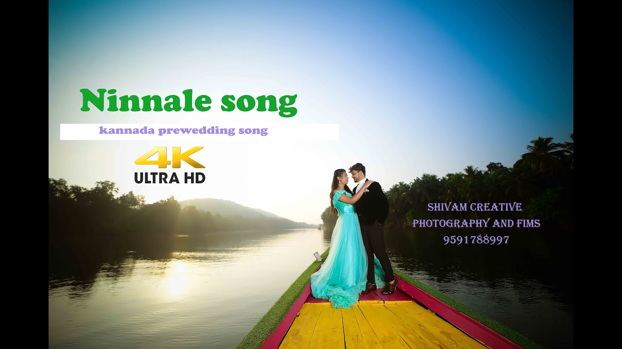 #Endendigu - #Ninnalle song|Best Kannada|#Pre wedding kannada Song { Shivuprasad+Nagarathna }4k