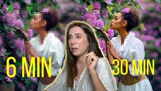 Editing Picture for 6 Minutes vs 30 Minutes Challenge
