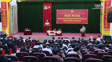 Đại biểu HĐND tỉnh tiếp xúc cử tri tại huyện Thạch Thành