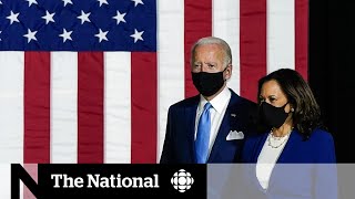 Biden and Harris take on Trump in first appearance as running mates