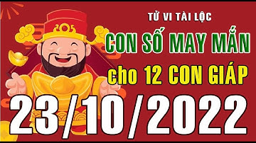 CON SỐ MAY MẮN HÀNG NGÀY (23-10-2022) CỦA 12 CON GIÁP: Số Tài lộc, Giàu có & Thịnh Vượng