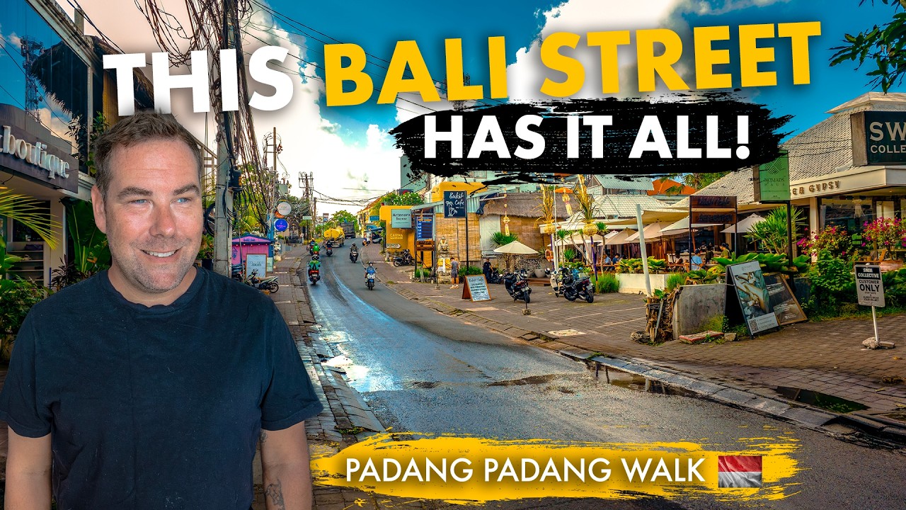 This Bali Street Has Everything | Padang Padang Walk 🇮🇩
