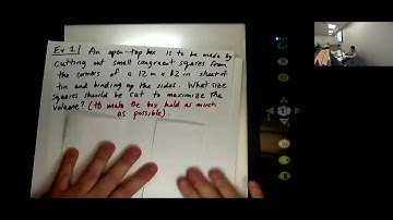 Math 065 Day 19 Fall 2023 4.5 Optimization Problem, Applied Max and Min