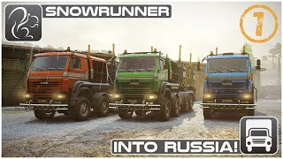 SnowRunner  Russia Multiplayer (Ep 1)  Into Russia!