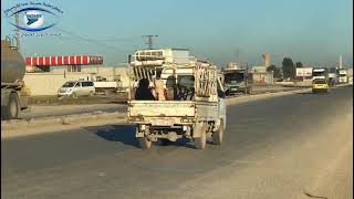 عدسة المرصد_السوري ترصد نحو 50 آلية للتحالف الدولي قادمة من إقليم كردستان العراق
