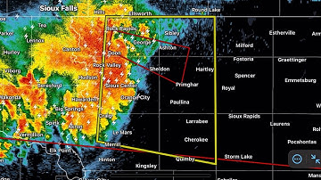 [EAS] DESTRUCTIVE Severe Thunderstorm Warning for Northwestern Iowa [80 MPH WINDS] (July 28, 2025)