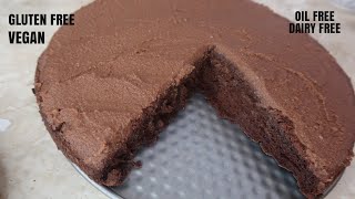 Moist chocolate cake ( gluten-free -dairy and oil free)