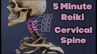 Reiki l Cervical Spine  C1- C7 l 5 Minute Session l Healing Hands Series
