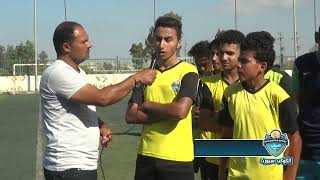 لقاء اللاعب / عبدالرحمن فوزي |  أحد لاعبي الفريق الأصفر لمنتخب الكوكب سبورت