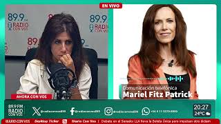 Columna de politica y judiciales de Mariel Fitz Patrick | Ahora Con Vos