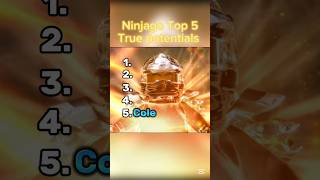 Ninjago Top 5 True potentials #spinjitzu #ninjagoedit #edit #lego