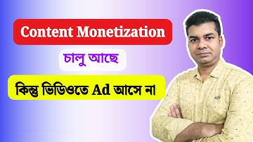 Content Monetization is on but ads are not showing on the video