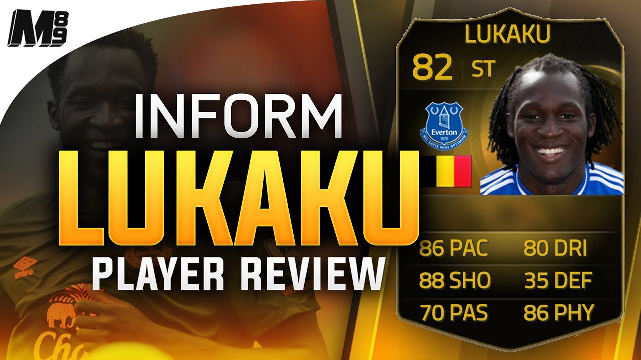 FIFA 15 IF LUKAKU REVIEW (82) FIFA 15 Ultimate Team Player Review + In Game Stats