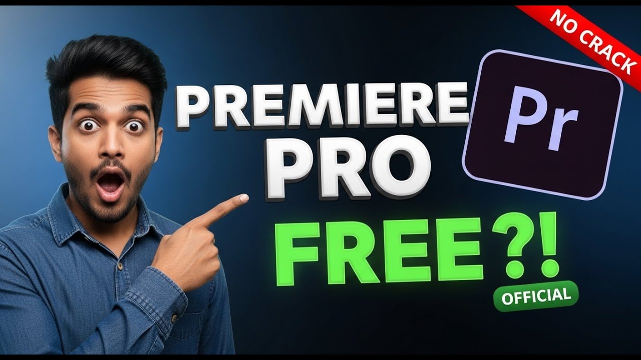 How to Download Adobe Premiere Pro for Free | Official Free Trial 2026 | Hindi