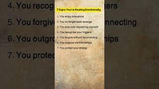 Celebrity 7 Signs You're Healing Emotionally#motivation #psychology #mindset #emotional #powerthinking Net Worth