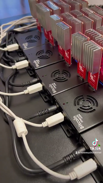 This is the largest USB Bitcoin Mining Setup in the world! |#Shorts | How Much?