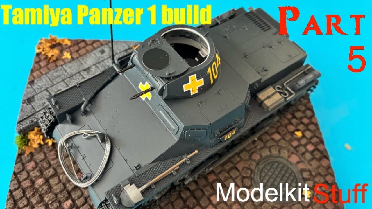 Tamiya, 1/35 Panzerkampfwagen 1 Ausf. B. Part 5 - YouTube